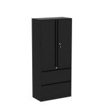 STANI Black 2 Drawer Lateral File Cabinet