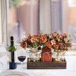 3-Piece Mason Jar Table Centerpiece Set