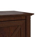 Key West 2 Drawer Lateral File Cabinet - Bing Cherry