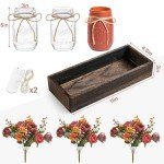 3-Piece Mason Jar Table Centerpiece Set