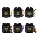 Men’s Scented Candle Gift Set - 6 Pack