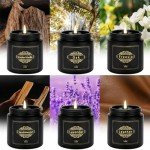 Men’s Scented Candle Gift Set - 6 Pack