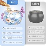 Relaxing Scented Candle Set - 4 Pack Gift