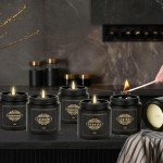 Men’s Scented Candle Gift Set - 6 Pack