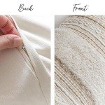 BlissBlush Cream Boho Decorative Lumbar Pillow Cover