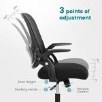 Ergonomic Rolling Office Chair with Lumbar Support