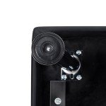 Modern Faux Leather Tufted Futon Sofa Bed