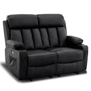 MCombo 61" Electric Reclining Loveseat with USB Charge