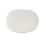 HomePop Quinn Modern Cream White Boucle Ottoman
