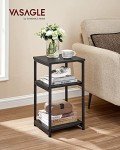 VASAGLE Small Side Table in Classic Black