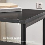VASAGLE Small Side Table in Classic Black