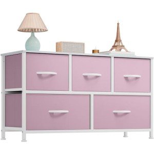 YITAHOME 5-Drawer Fabric Storage Tower Unit