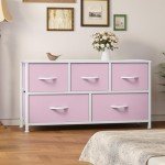 YITAHOME 5-Drawer Fabric Storage Tower Unit
