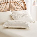 White Tufted 7-Piece Queen Comforter Set
