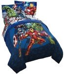 Marvel Avengers 5-Piece Blue Bed Set