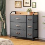 YITAHOME 6-Drawer Fabric Dresser for Bedroom