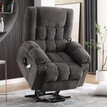 BOSMILLER Power Lift Recliner with Heat & Massage