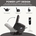 BOSMILLER Power Lift Recliner with Heat & Massage