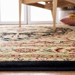 Lyndhurst 6' x 9' Black & Beige Area Rug