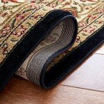 Lyndhurst 6' x 9' Black & Beige Area Rug