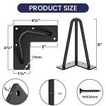 8-Inch Hairpin Table Legs - Mid-Century Style (4PCS)