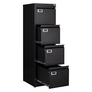 4-Drawer Vertical File Cabinet for Home Office