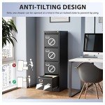 4-Drawer Vertical File Cabinet for Home Office