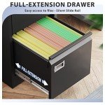 4-Drawer Vertical File Cabinet for Home Office