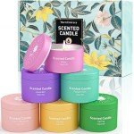 Lavender Scented Candle Set – 6 Pack