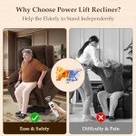 Large Power Lift Recliner Chair with Massage