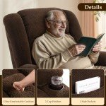 Large Power Lift Recliner Chair with Massage