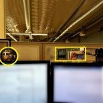 Ampper Clip-On Convex Security Mirror for Desks