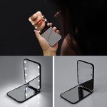 LED Compact Travel Makeup Mirror with Light