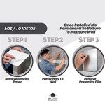 Mavoro Fog-Free Shower Shaving Mirror - 7x9in
