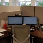 Ampper Clip-On Convex Security Mirror for Desks