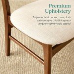 Stylish 6-Piece Mid-Century Dining Set