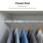 Modern 2-Door White Wardrobe Armoire with Drawers