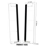 Creative Monitor Side Panel with Memo Board & Holders