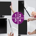 Creative Monitor Side Panel with Memo Board & Holders