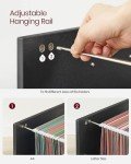 VASAGLE 2-Drawer Rolling File Cabinet - Matte Black