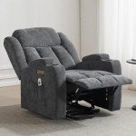 Power Lift Recliner Chair with Massage and Heat