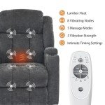 Power Lift Recliner Chair with Massage and Heat