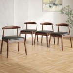 Mid Century Dining Chairs Set of 2