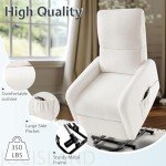 Jocisland Electric Power Lift Recliner Chair - White