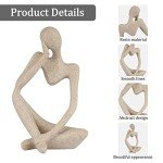 Abstract Thinker Style Sandstone Resin Statue Decor