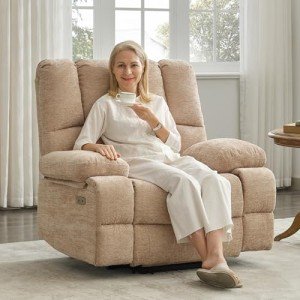 WILLOVE Large Dual Motor Lift Recliner Chair