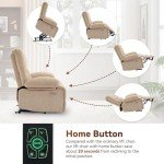 WILLOVE Large Dual Motor Lift Recliner Chair