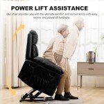 Power Lift Recliner Chair with Heat and Massage