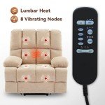 WILLOVE Large Dual Motor Lift Recliner Chair