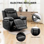 Power Lift Recliner Chair with Heat and Massage